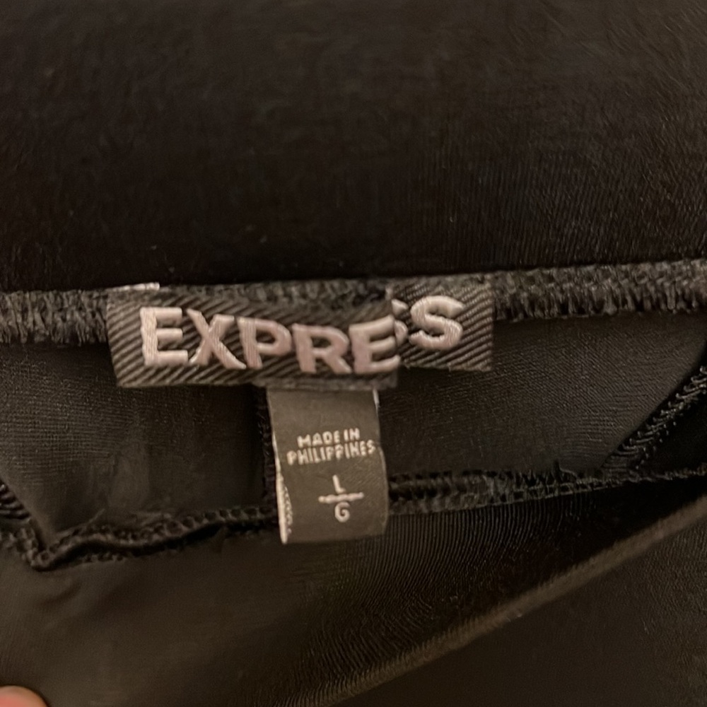 Express Pleated Pull On Polyester Pants - image 3